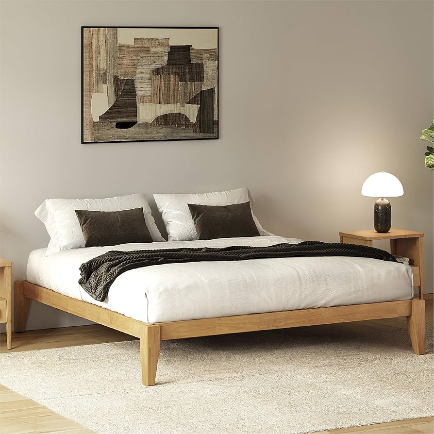 Amazon.com: AllForWood Thor Premium Solid Wood Bed Frame King