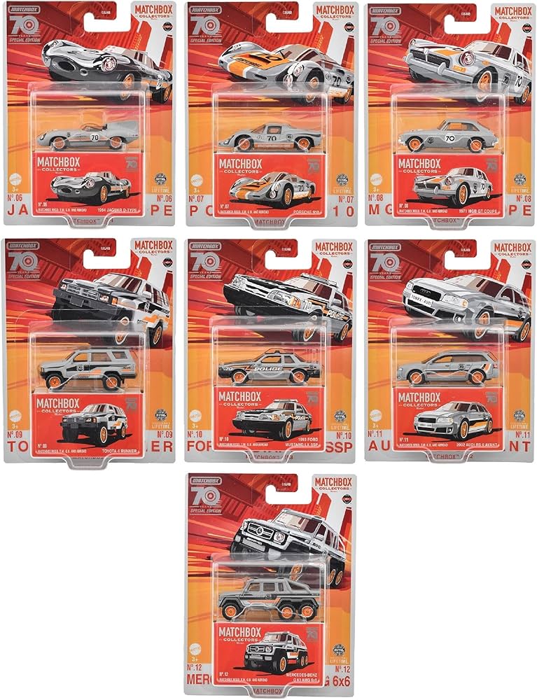 Amazon | マッチボックス(Matchbox) コレクターズ アソート -70周年