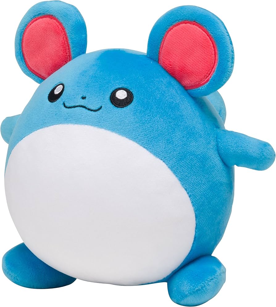 Amazon.co.jp: ポケモンセンターオリジナル ぬいぐるみ マリル 19.3×16
