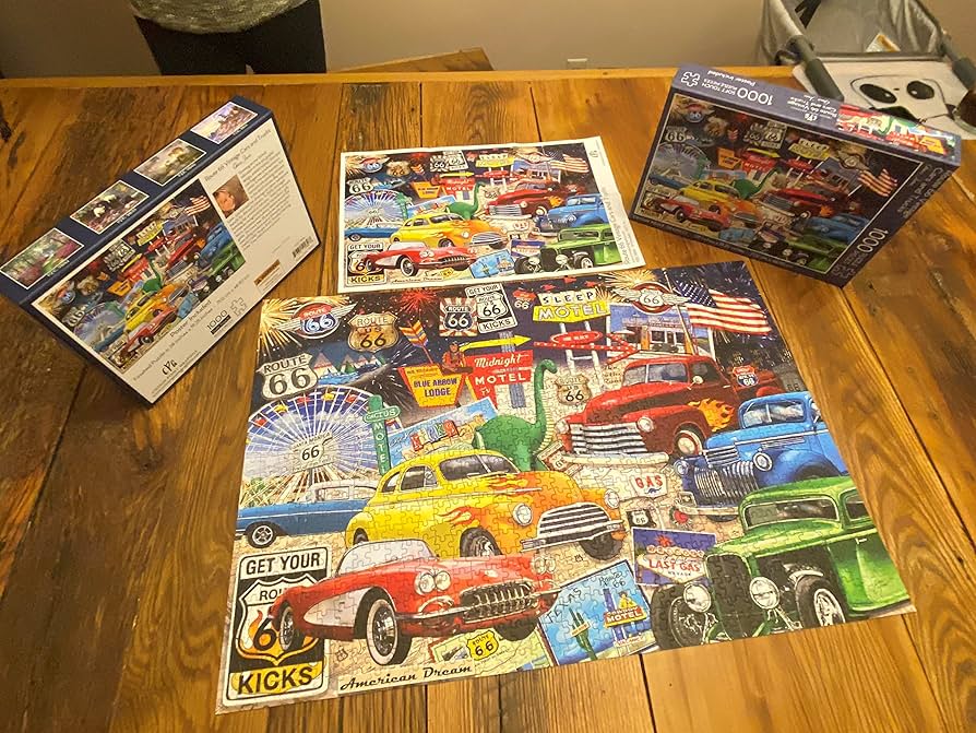Amazon | Crown Point Graphics Route 66 ビンテージ 車 トラック