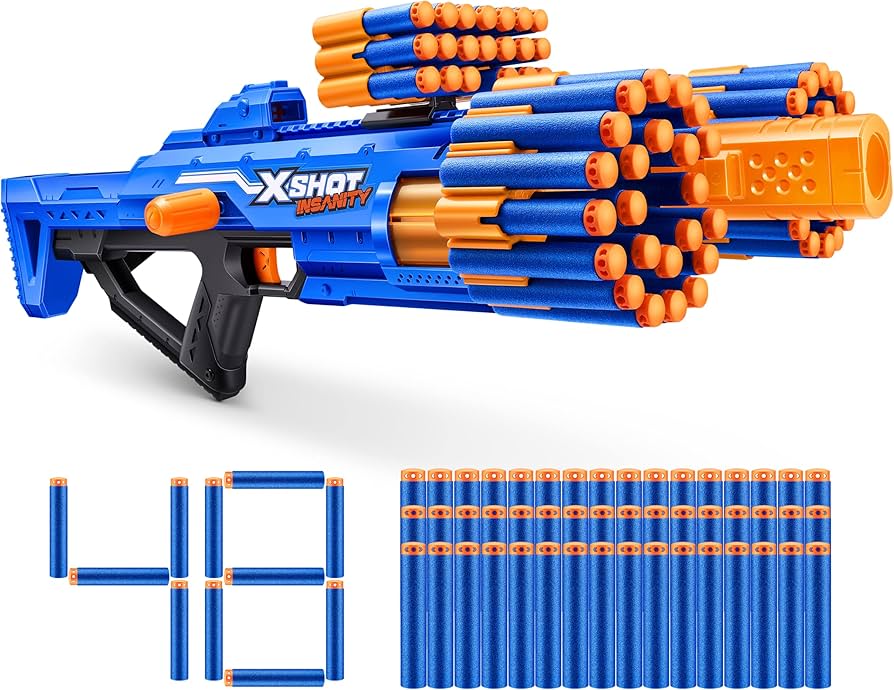 Amazon.com: XSHOT Insanity Bezerko by ZURU - 48 Dart Outdoor Toy