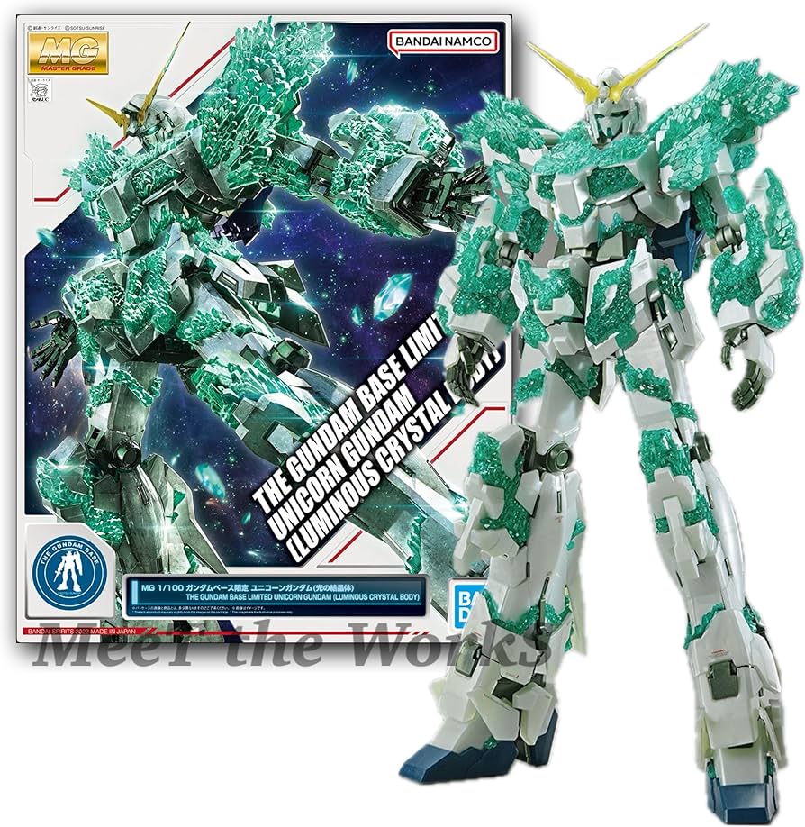 Amazon.co.jp: 【MG】 1/100 ベース限定 ユニコーン (光の結晶体) 機動