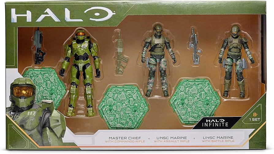 Amazon.co.jp: HALO 4インチ スパルタン 3フィギュアパック – マスター