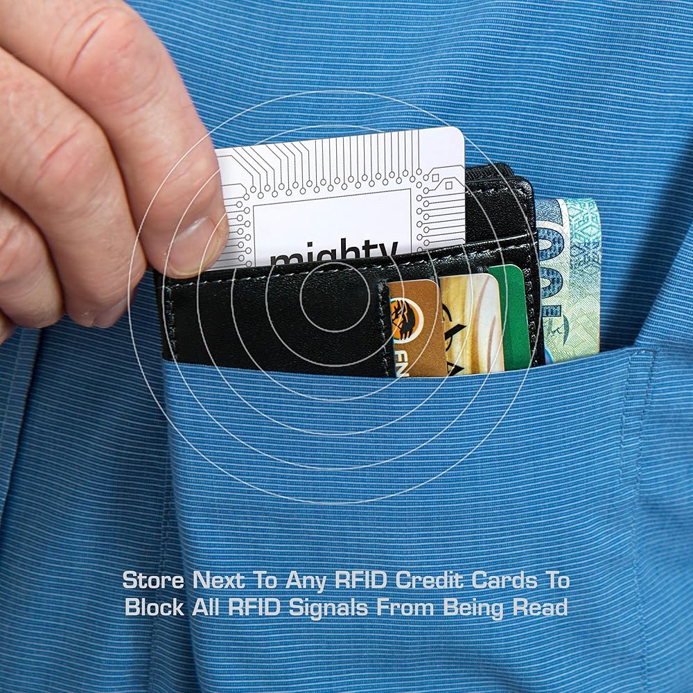 Amazon.com: Mighty Card RFID Blocker with Red Light Alert - Smart