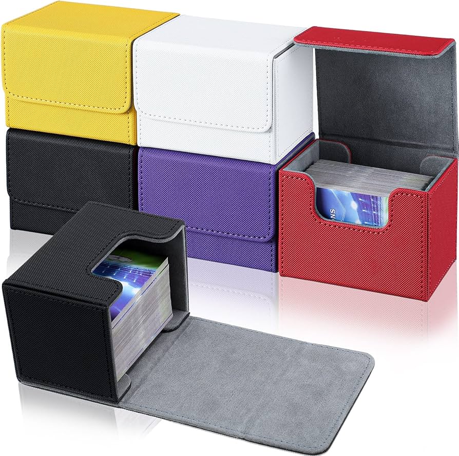 Amazon.com: Yookeer 6 Pack Leather Deck Cases 100+ Card Deck Game