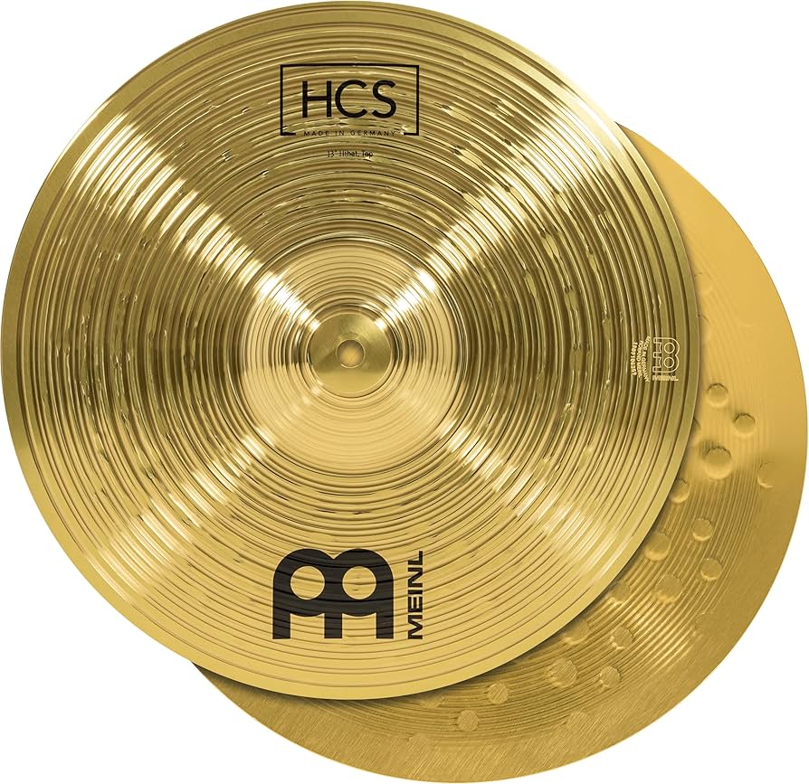 Amazon.com: HCS 13” Hihats (Hi Hat) Cymbals for Drum Set, Pair