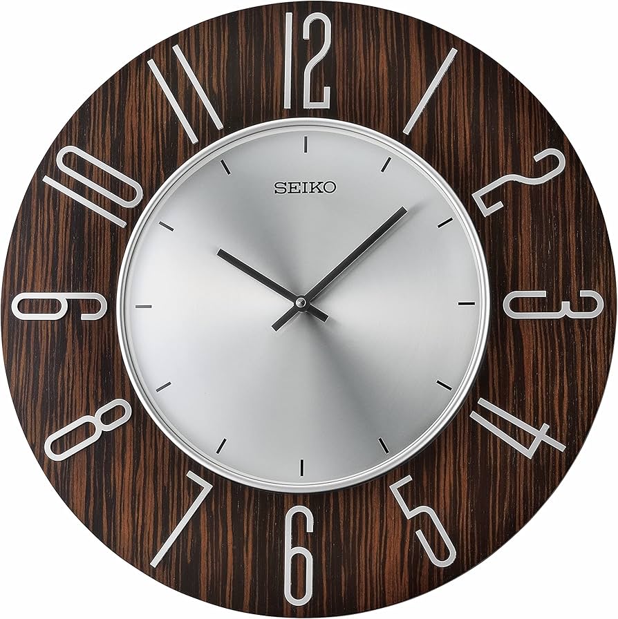 Amazon.co.jp: SEIKO セイコー サラ 壁掛け時計 ブラウン : ホーム