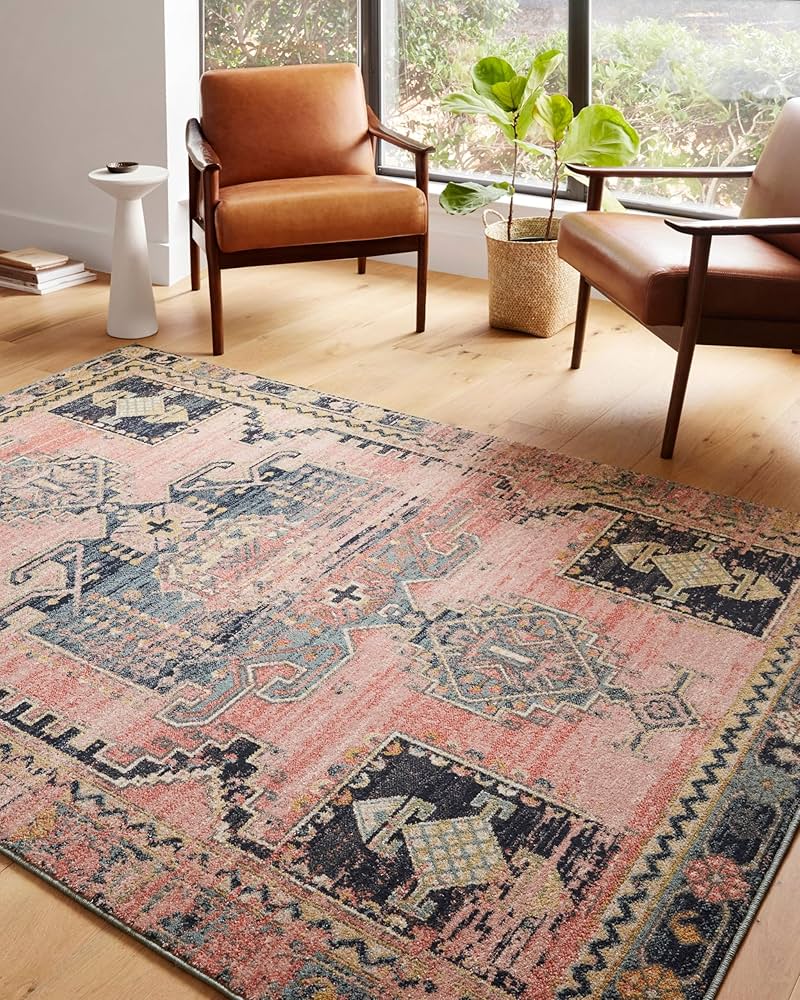 Amazon.com: Loloi Jocelyn Collection JOC-06 Rose/Rose 9'-6