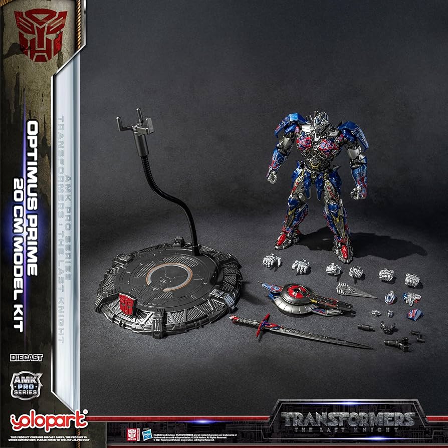 Amazon.com: YOLOPARK Transformers: The Last Knight Optimus Prime