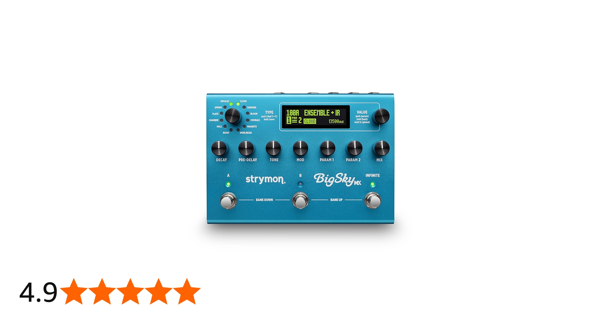 Amazon.co.jp: strymon ストライモン BigSky MX リバーブ ギター