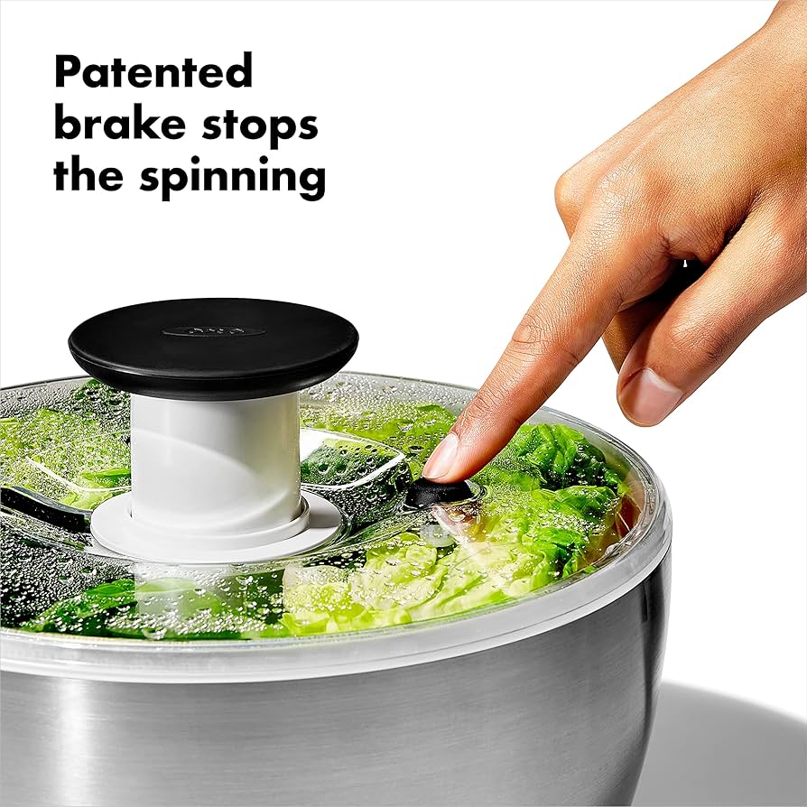 Amazon.com: OXO Steel Salad Spinner : Health & Household
