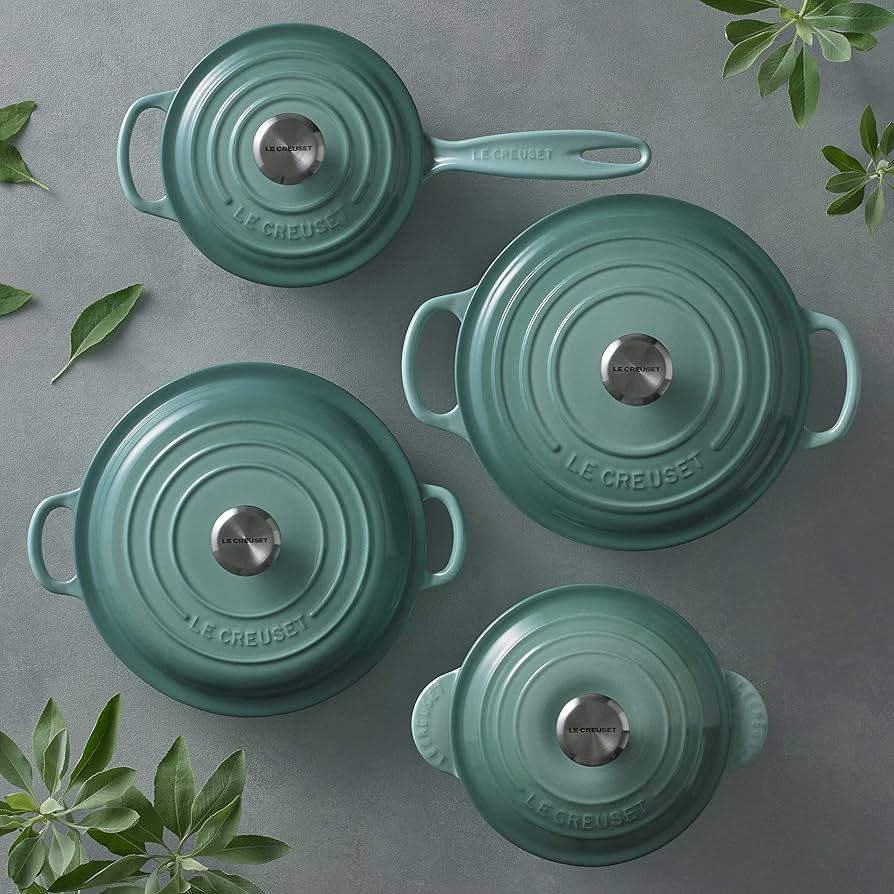 Amazon｜ル・クルーゼ(Le Creuset) 鋳物 ホーロー 片手鍋 シグニチャー
