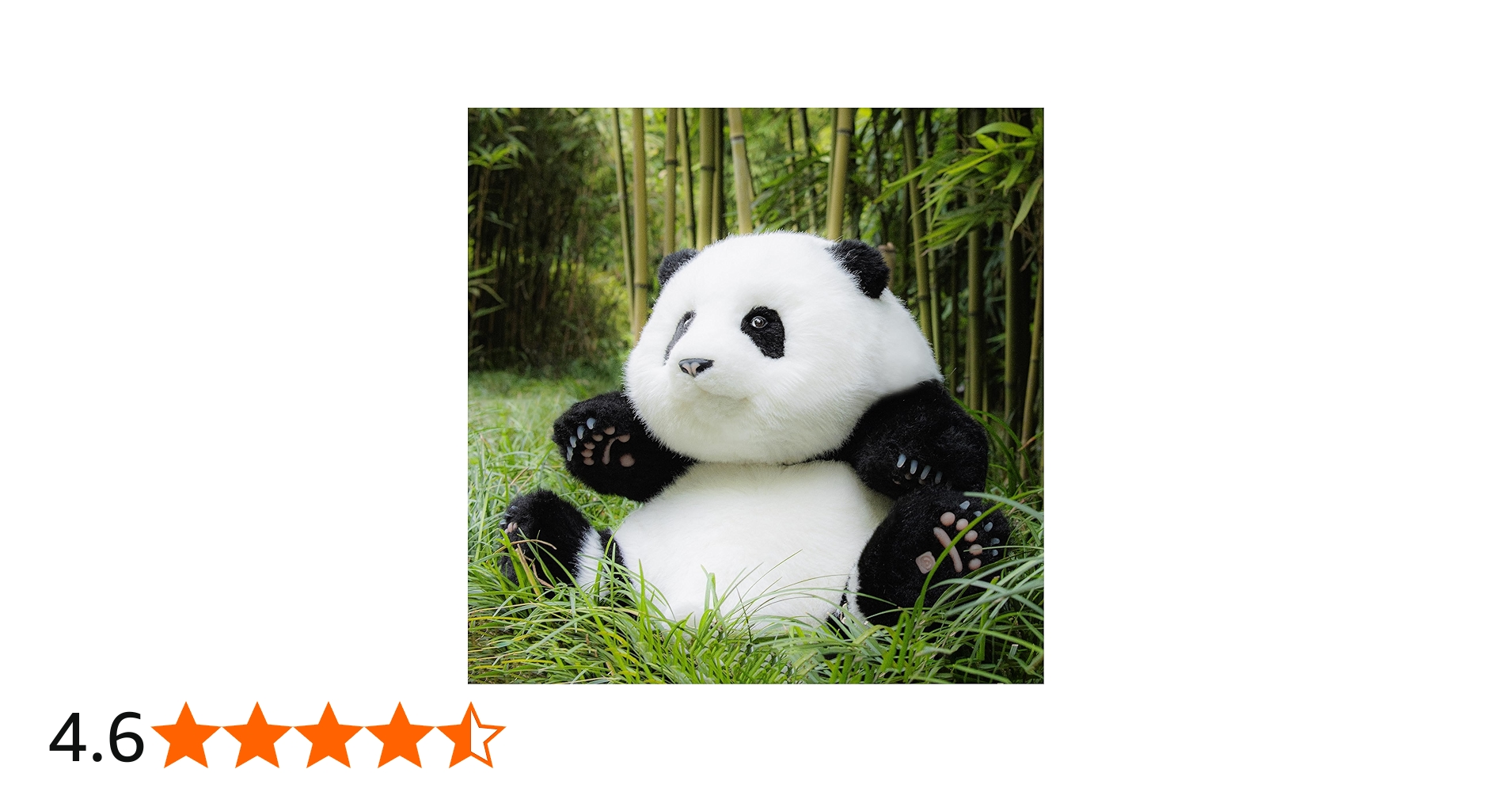 Amazon.co.jp: Chongker 重み付きパンダぬいぐるみ コンパニオン