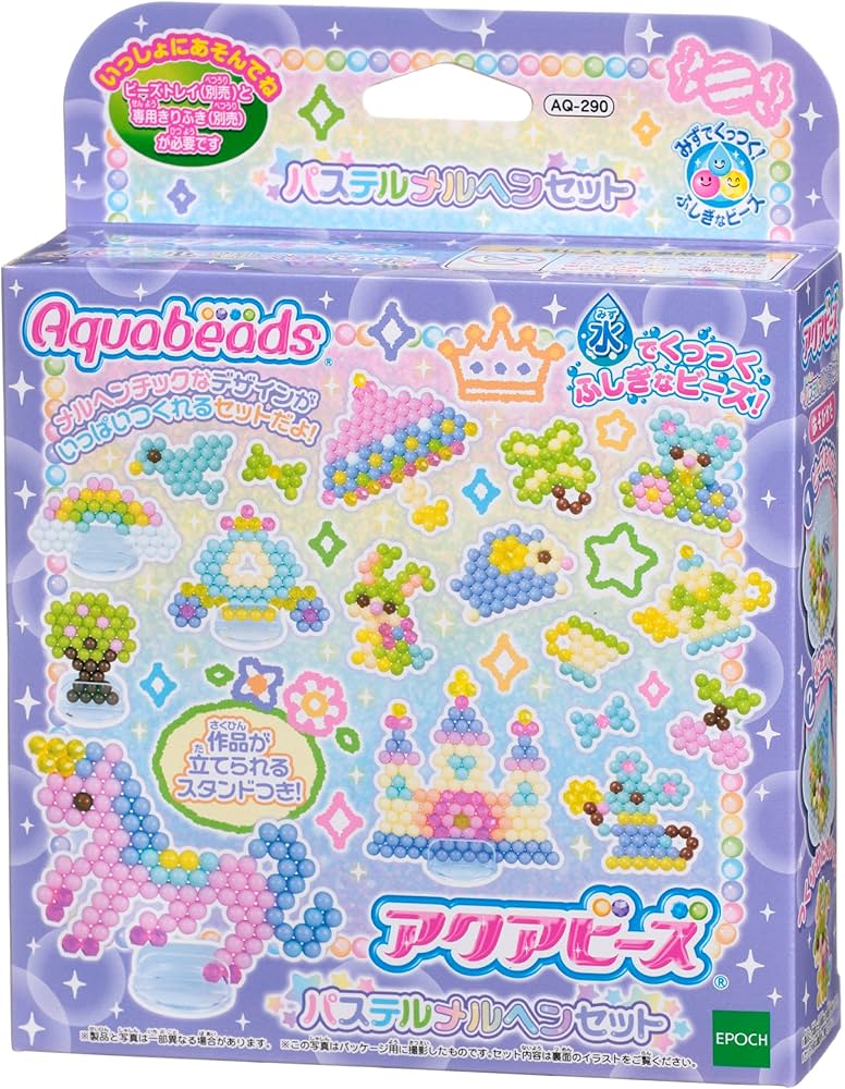 Amazon.co.jp: アクアビーズ 別売り ビーズセット 【 パステルメルヘン
