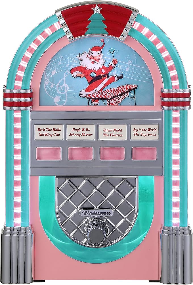 Amazon.co.jp: Mr. Christmas ビンテージ ジュークボックス - ピンク
