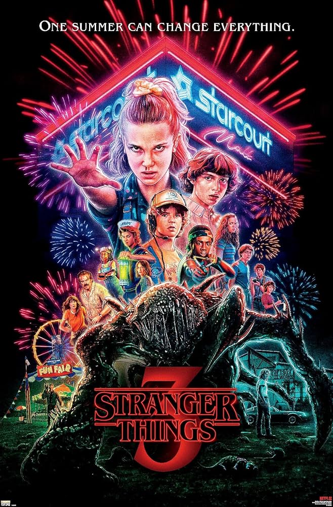 Amazon.co.jp: 24X36 Netflix ストレンジャー・シングス:シーズン3 - 1
