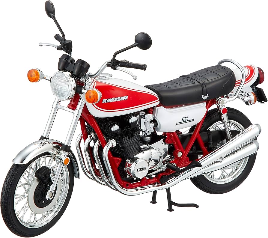 Amazon | スカイネット 1/12 完成品バイク カワサキ 750RS (Z2) 赤白