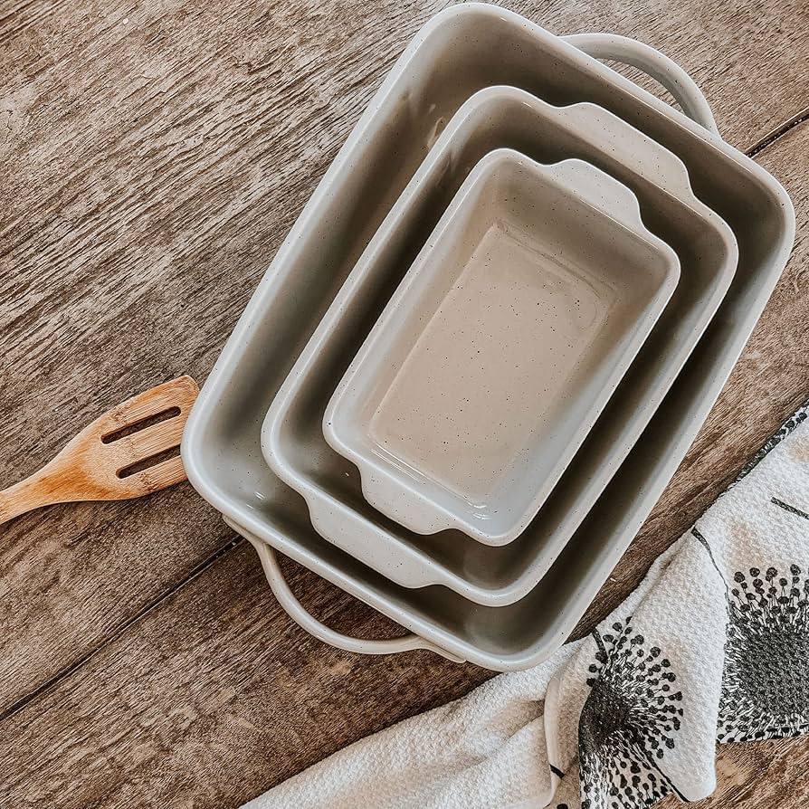 Amazon.com: Mora 9x13in Deep Porcelain Baking Dish - Oven to Table