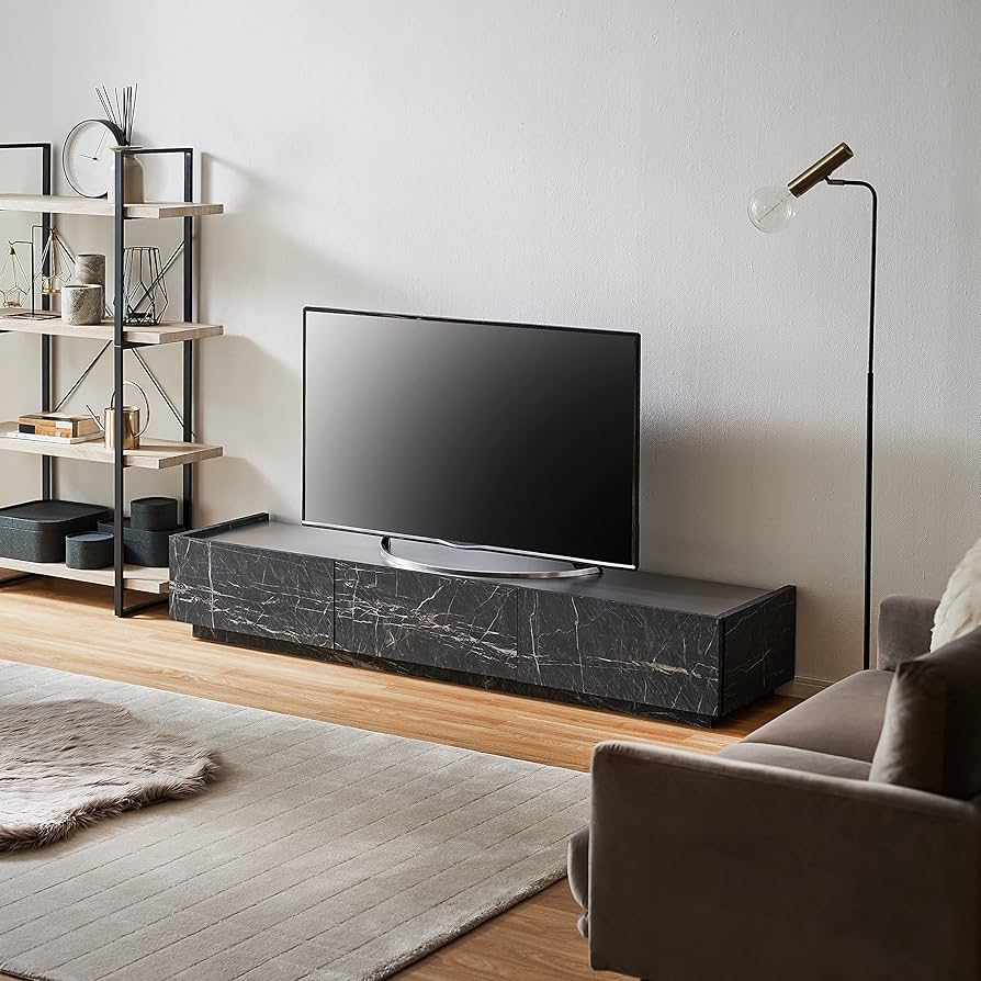 Amazon｜LOWYA ロウヤ テレビ台 テレビボード 180cm 大理石柄