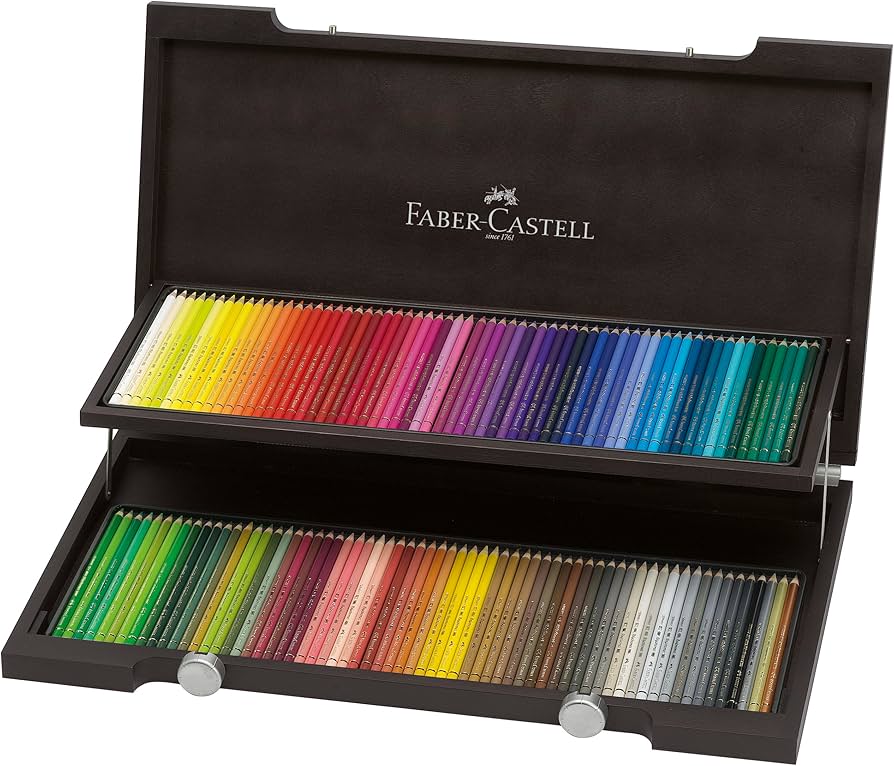 Amazon.co.jp: ファーバーカステル ポリクロモス色鉛筆 120色セット 木