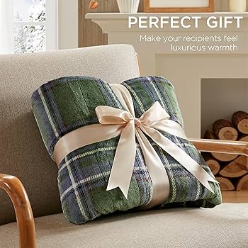 Amazon.com: Woolrich Heated Throw Blanket with Ultra Soft Plush