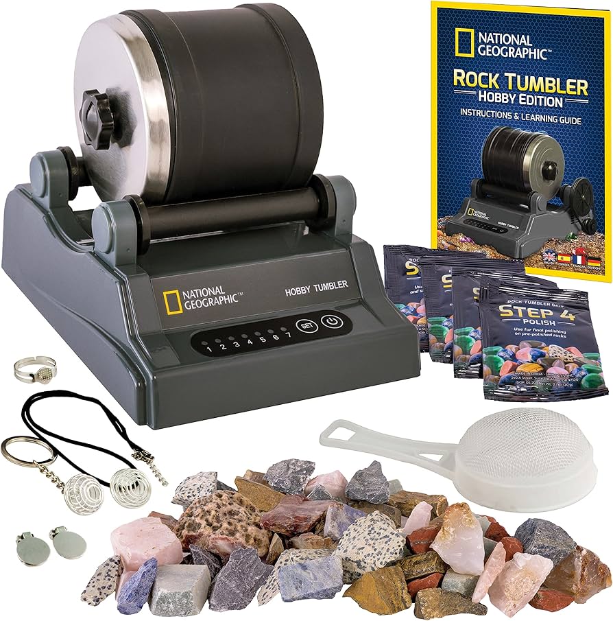 Amazon.com: National Geographic Rock Tumbler Kit – Hobby Edition