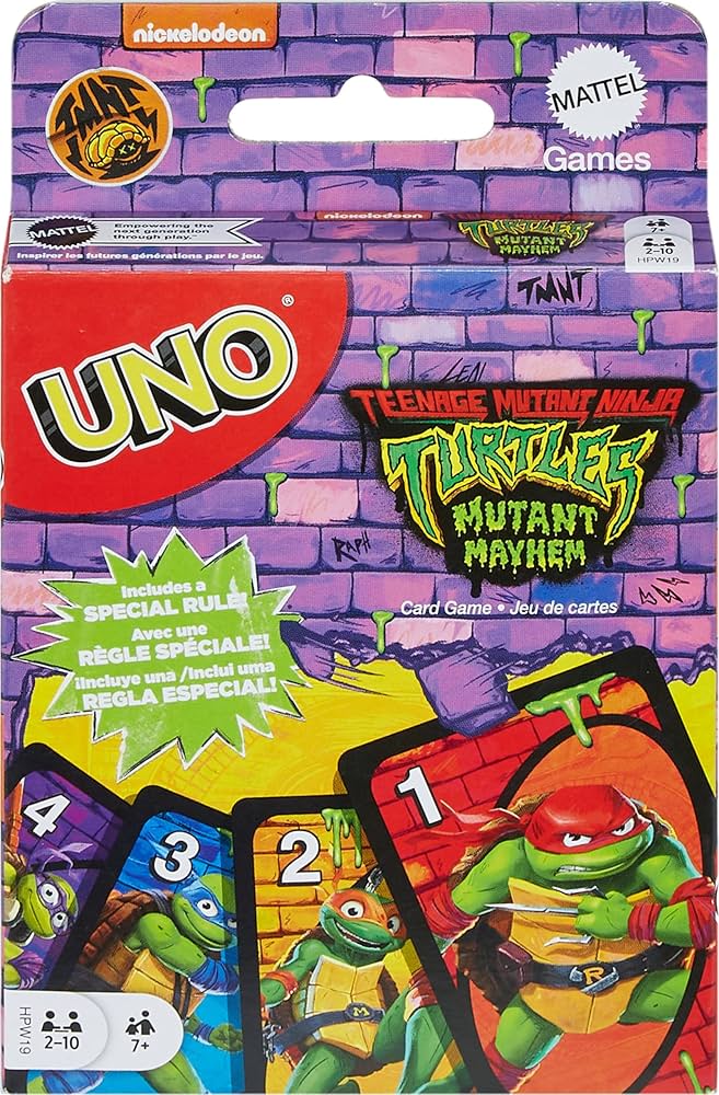 Amazon.com: Mattel Games UNO Teenage Mutant Ninja Turtles Mutant