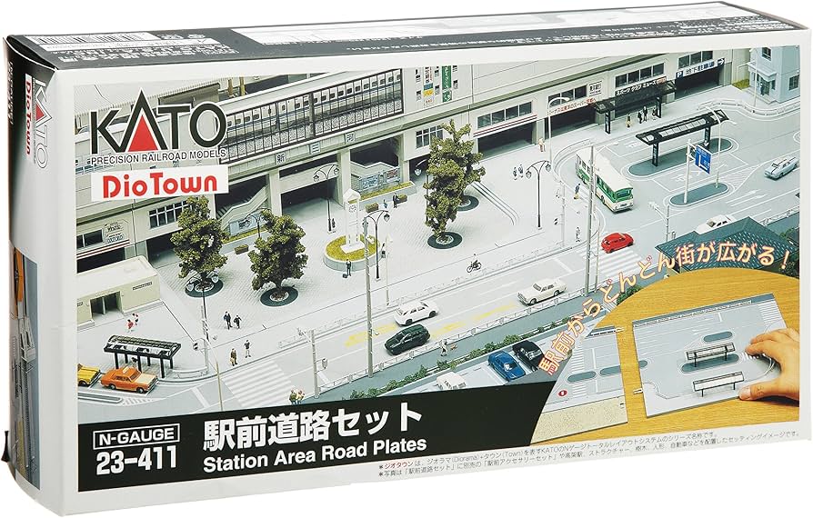 Amazon | KATO Nゲージ 駅前道路セット 23-411 鉄道模型用品