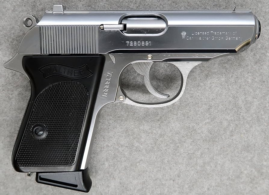 Amazon | マルシン ワルサー PPK シルバーABS モデルガン 完成品 発火