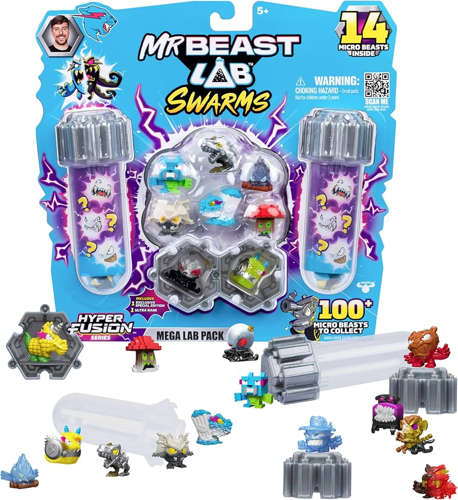 Amazon.com: MrBeast Lab Swarms Series 3, Hyper Fusion Series, 14