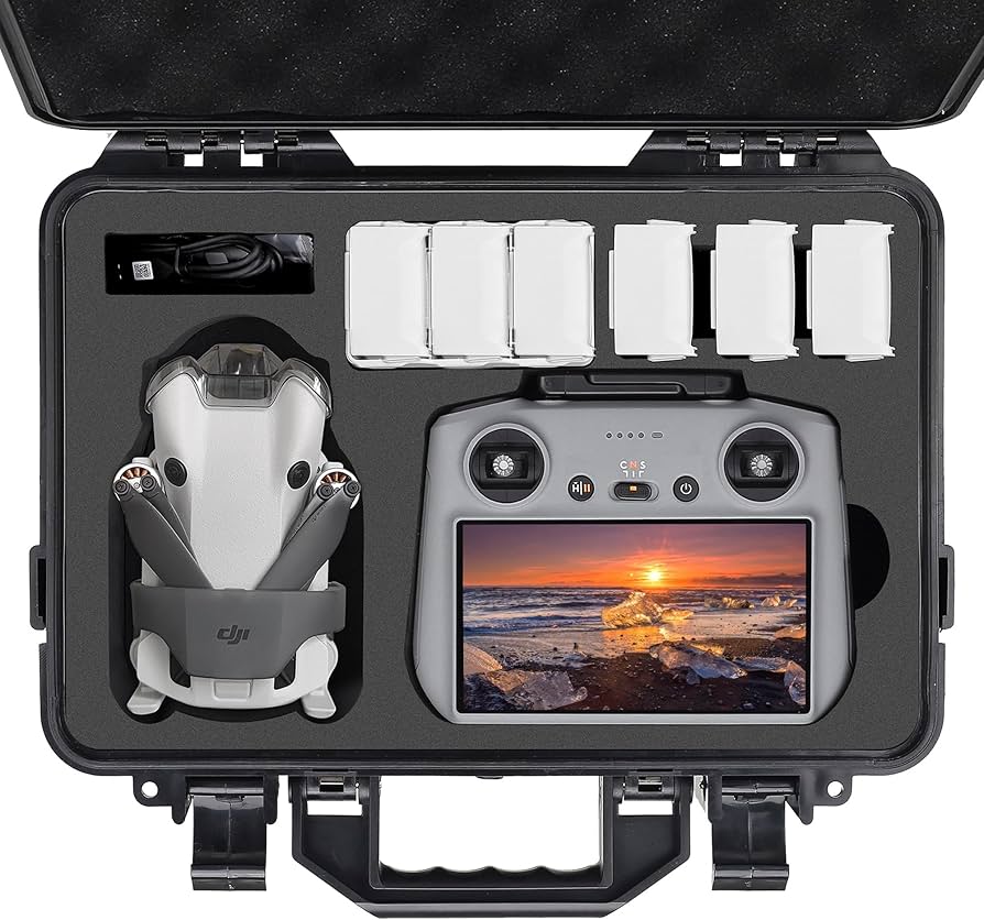 Amazon.com: PONYRC Professional Mini 4 Pro Hard Case, Waterproof