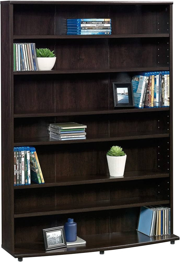 Amazon.com: Sauder Multimedia 7 tier Storage Tower, Cinnamon