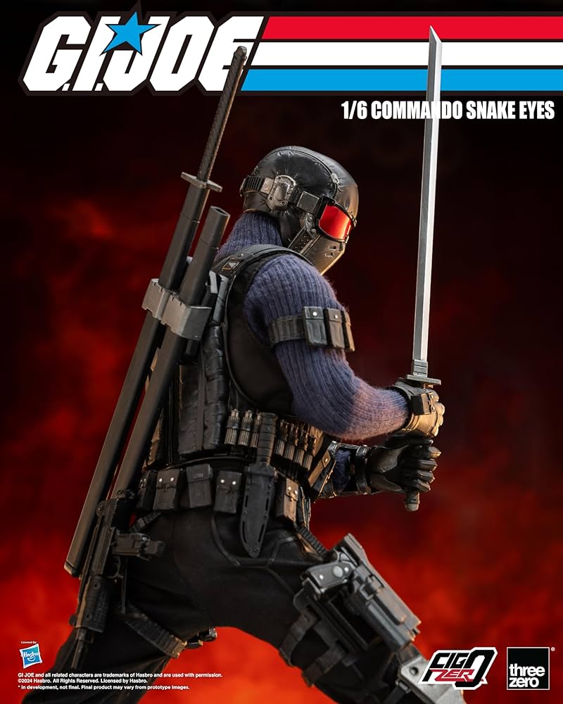 G.I. Joe: FigZero Snake Eyes 1:6 Scale Action Figure, Figures