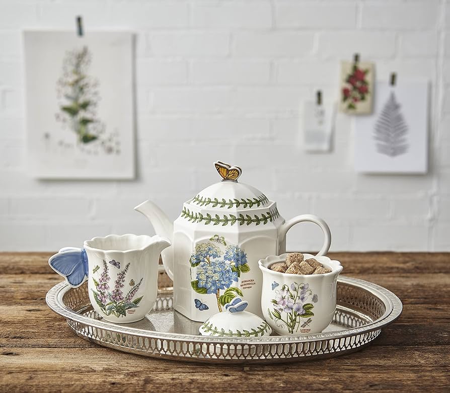 Amazon.com: Portmeirion Botanic Garden Bouquet Teapot, 37 Ounce