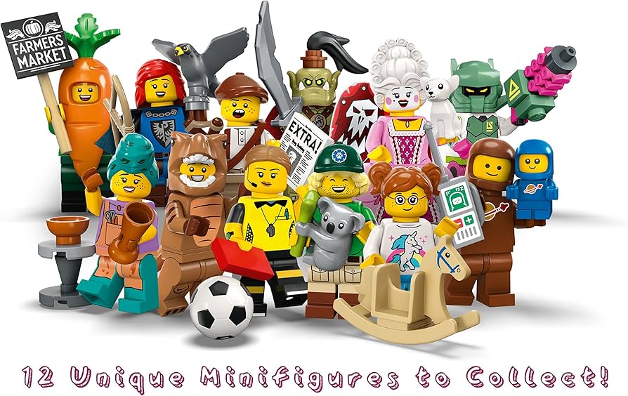 Amazon.co.jp: LEGO コレクタブルミニフィギュアシリーズ24 – ブラウン