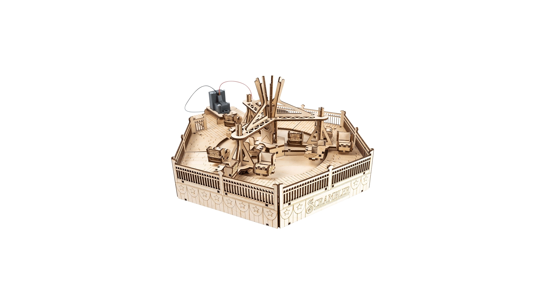 Amazon.com: CoasterDynamix 3-D Scrambler Carnival Ride Wooden