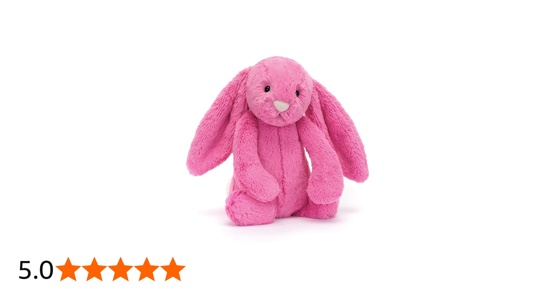 Amazon.co.jp: Jellycat Bashful ホットピンクバニーぬいぐるみ M