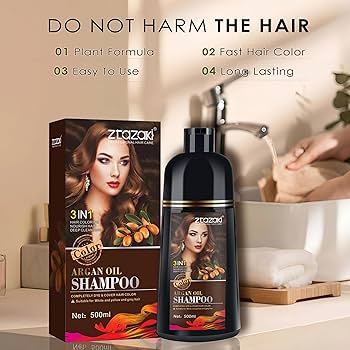 Amazon.com : Callmynm Blonde Brown Hair Dye Shampoo 3 in 1, Magic