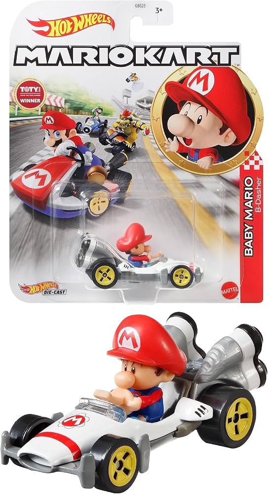 Amazon.co.jp: ホットウィール(Hot Wheels) マリオカート ベビーマリオ