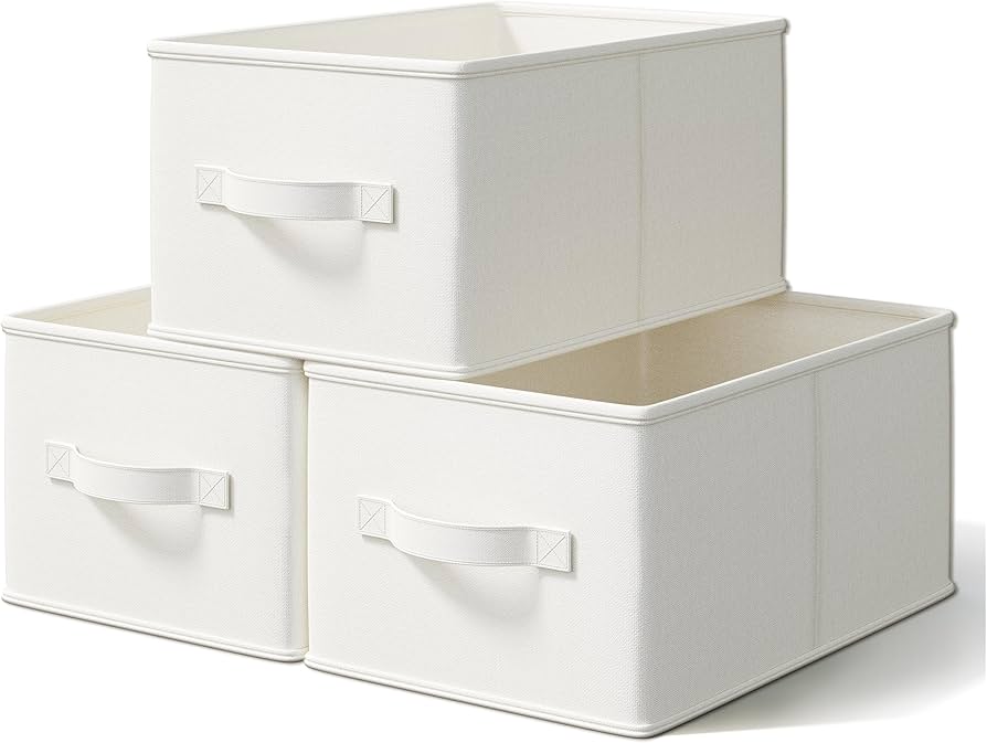 Amazon.com - LayerSpace 3 Pack Fabric Storage Bins for Shelves
