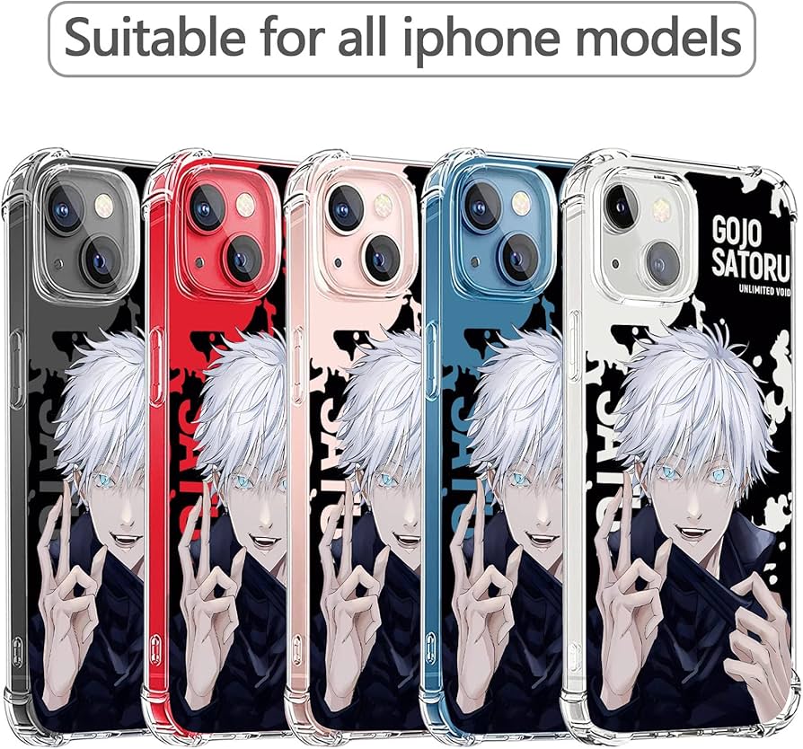 Amazon.co.jp: XXYUIKEZI iPhone 7 8 SE用 アニメケース 透明 耐衝撃
