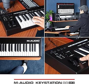 Amazon.com: M-AUDIO Keystation 88 MK3 88 Key Semi Weighted MIDI