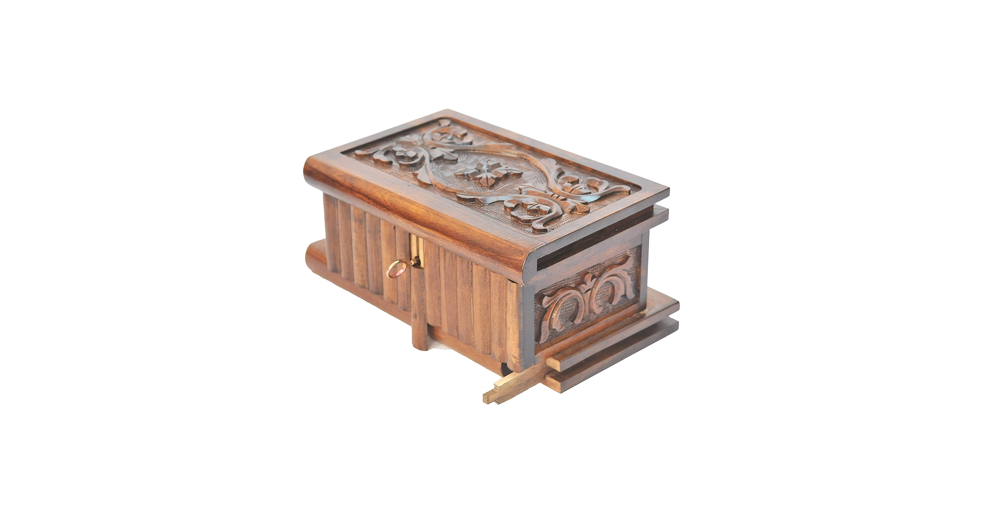 Amazon.com: Tubibu Walnut Treasure Within Puzzle Secret Magic Box