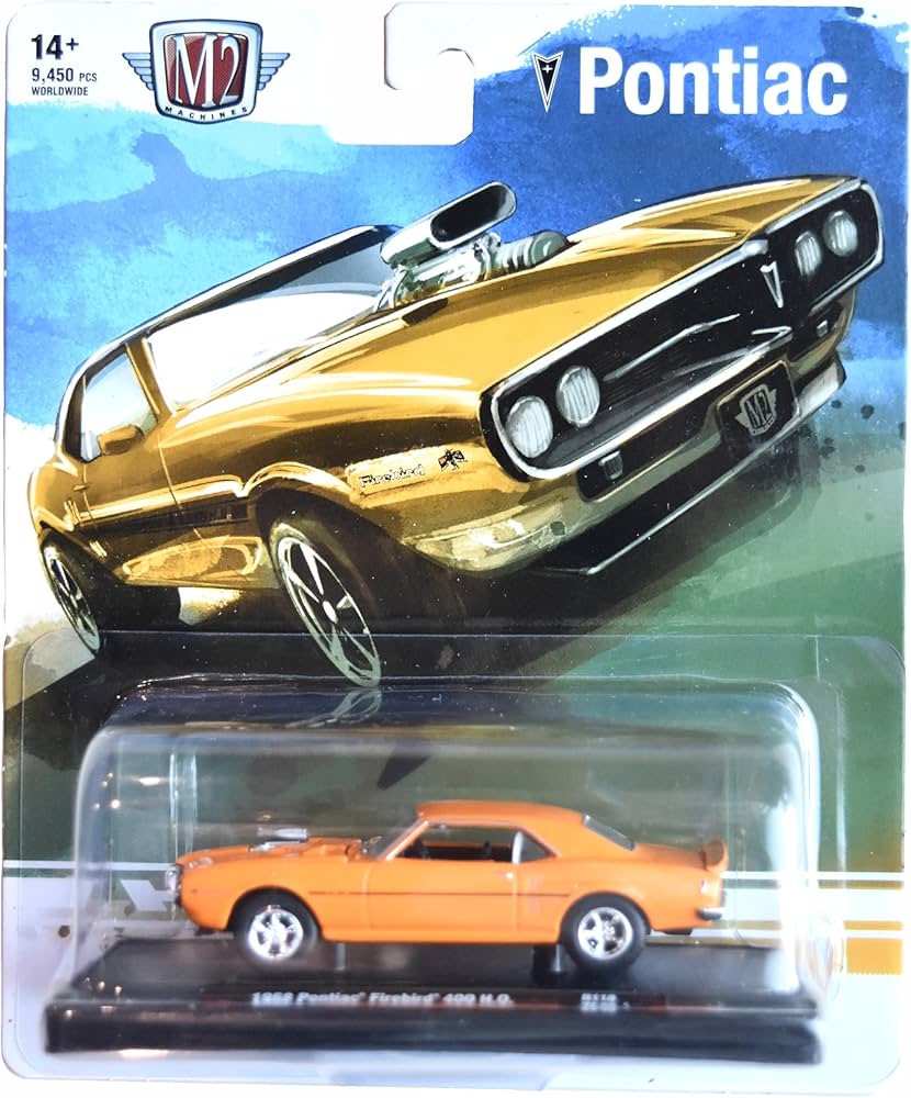 Amazon.com: M2 Machines 1968 Pontiac Firebird 400 H.O., 9450 pcs