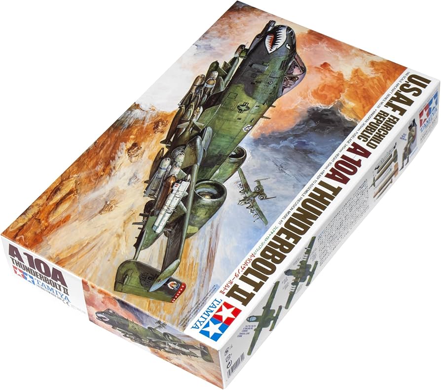 Amazon.com: Tamiya 61028 1/48 A-10 Thunderbolt II Plastic Model