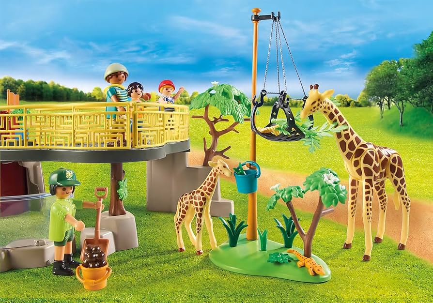 Amazon.co.jp: プレイモービル 動物園 サファリパーク(2023) 71190