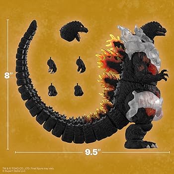 Amazon.com: Super7 ULTIMATES! Toho HeiSei Burning Godzilla - 8