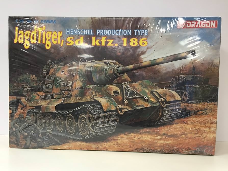 Amazon | ドラゴン 1/35スケール ヤクトタイガー Sd.Kfz.186