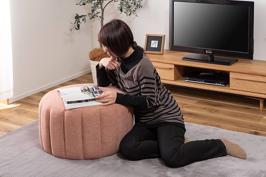 Amazon｜AZUMAYA スツール ピンク MYS-601PK｜カウンターチェア
