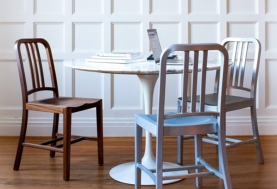 Amazon.com: Emeco Navy Chair, Authentic Design : Home & Kitchen